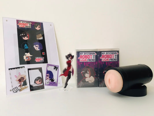 「私のディストピアロボットガールフレンド」グッズ + A-GUI オナニーカップ + スリーブ2枚