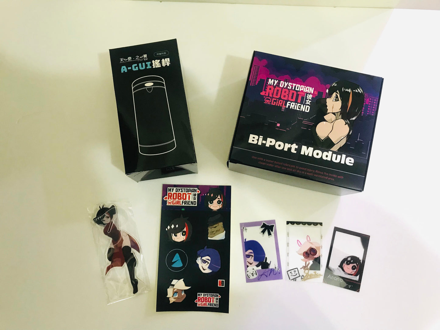 Bi-Port Module+A-GUI masturbation cup+Merch